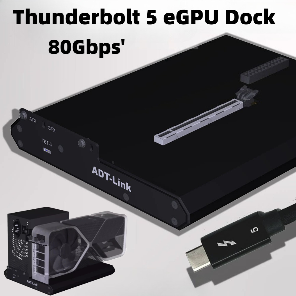 ADT Thunderbolt-5/4/3 External - огляд і ціна Thunderbolt 4 External Gpu Enclosure
